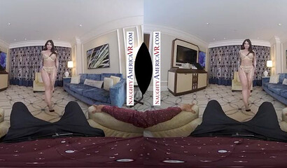 POV VR cock riding with curvy inked babe Ivy Lebelle