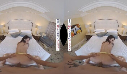 POV VR cock riding with curvy inked babe Ivy Lebelle