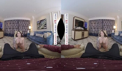 POV VR cock riding with curvy inked babe Ivy Lebelle