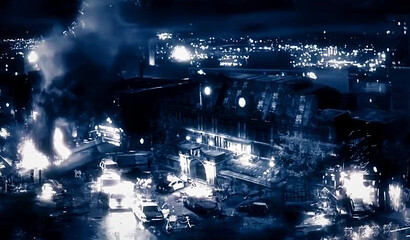 Hentai horror game parody with a monster dicks in gangbang