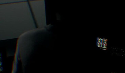 Hentai horror game parody with a monster dicks in gangbang