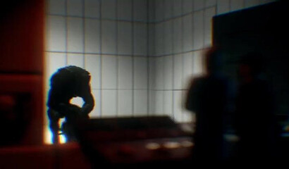 Hentai horror game parody with a monster dicks in gangbang