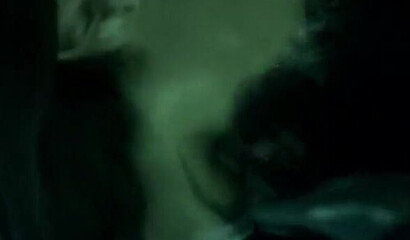 Hentai horror game parody with a monster dicks in gangbang