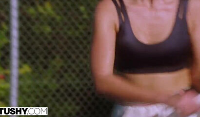 Naughty young babe Alexis Crystal wants a deep anal fucking