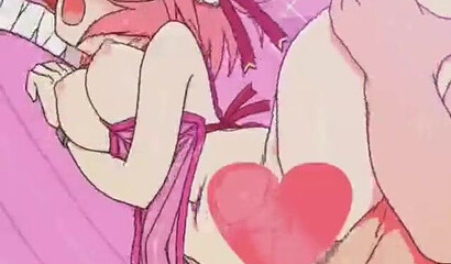 Redhead hentai teen with big tits gets creampied