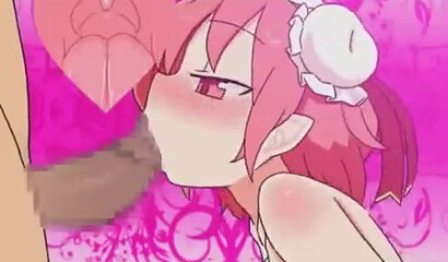 Redhead hentai teen with big tits gets creampied