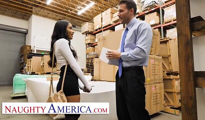 Smoking hot Asian babe wants to get banged by big white dick