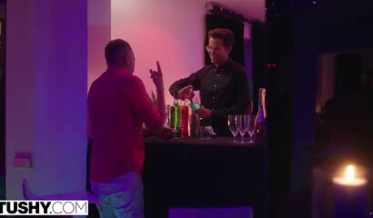 Erotic anal cock riding and doggystyle fucking with beautiful redhead babe