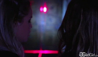 Beautiful Latina Alina Lopez seduces lesbian slut Kristen Scott