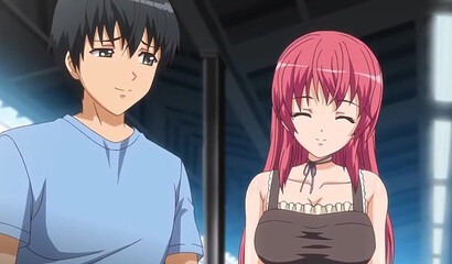 Hentai cutie with big tits gets banged in doggystyle pose and squirts