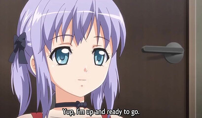 Hentai cutie with big tits gets banged in doggystyle pose and squirts