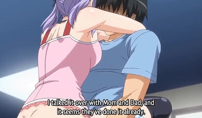 Hentai cutie with big tits gets banged in doggystyle pose and squirts