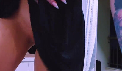 POV blowjob and fucking with big ass redhead bitch Maru Karv