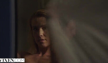 Threesome on the public beach with Alexis Crystal and Lexi Dona