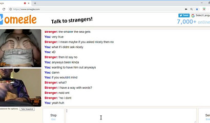 Chubby slut shows her titties to a jerking off guy on omegle