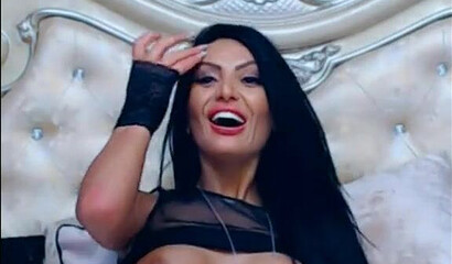 Delightful bae with awesome boobs drills her butthole with rubber toy