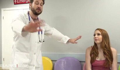 Cute redhead with amazing bubble ass Arietta Adams gets her rear hole rocked