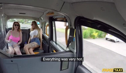 Hot tattooed MILF Antonia Deona and sexy redhead Princess Paris share cock outdoors