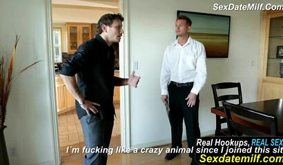 Big titted mom Krissy Lynn enjoys getting her both holes filled