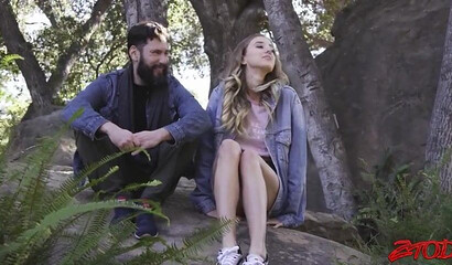 Adorable teen with tiny bosoms Haley Reed enjoys anal fuck