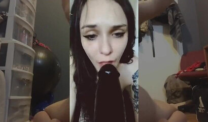 Compilation of attractive teens flashing their boobs and getting face fucked