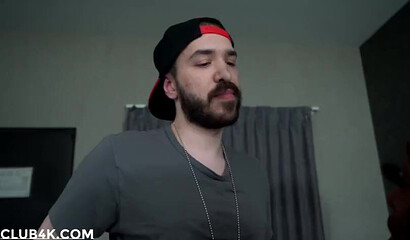 Slutty ebony with bubble ass getting rammed after a nice blowjob