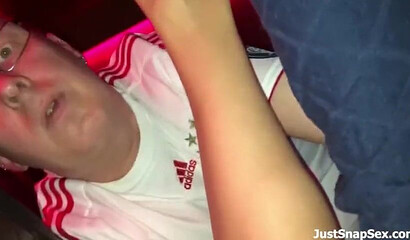 Blonde babe sucks fat cock and spread legs for hardcore sex