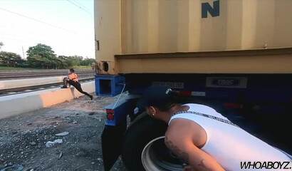Big booty Brazilian gives her warm twat to horny stranger