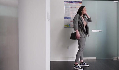 Busty teen with big ass strips and spreads legs for big shaft