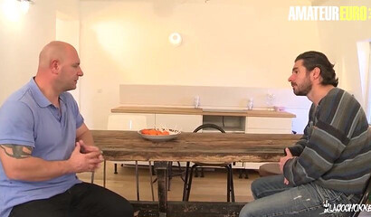 Blonde wife Fabrice Triple X enjoys two dicks in amazing DP threeway