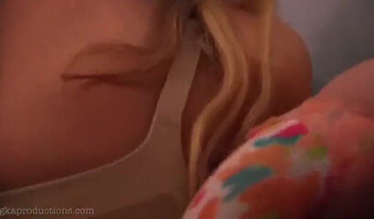 Bitches with huge tits and sexy feet strip and pose together