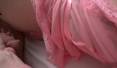 Stunning mom with fake tits taking stepson's stiff prick before sleep