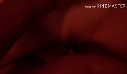 Hot amateur girl slides dick in her twat and rides it hard