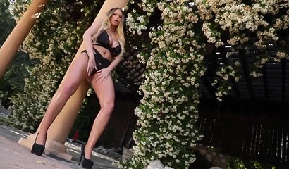 Blonde mom with huge tits gets her tight ass filled with meat