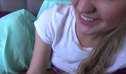 Fabulous Serena Avary pleasures her stepbro's stiff boner in POV