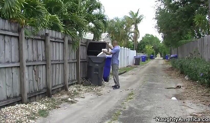 Naughty big titted MILF Alyssa Lynn gets her twat stuffed poolside