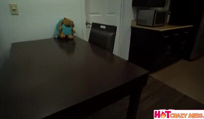 Brunette girl with natural boobies Eliza Ibarra enjoys cock ride