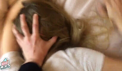 Amateur stepsister with big tits bends over and gets smashed