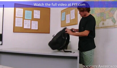 Slutty Spanish MILF Bridgette B gets rammed by her young student