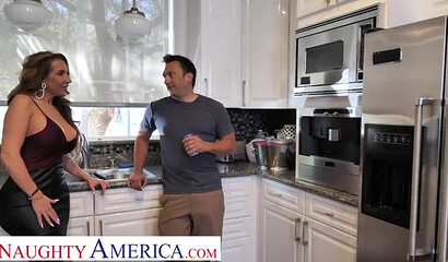 Bombastic American with huge ass Richelle Ryan bangs her husband's friend