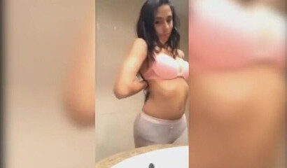 Mix of sexy amateur teens stripping and teasing with their bodies