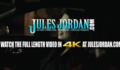 Brunette Angela White, Ivy Lebelle and Jax Slayher interracial sex