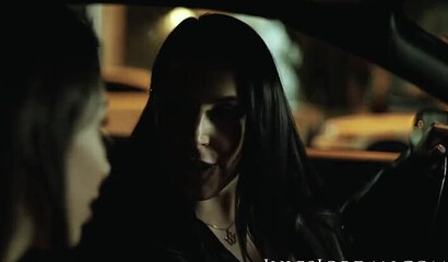 Brunette Angela White, Ivy Lebelle and Jax Slayher interracial sex