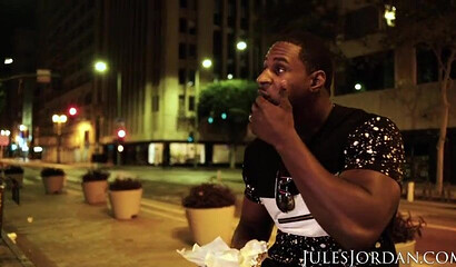 Brunette Angela White, Ivy Lebelle and Jax Slayher interracial sex