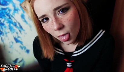 Redhead slut plays with adult toys until she screams