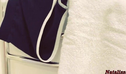 Slutty French maid works extra for a big tip