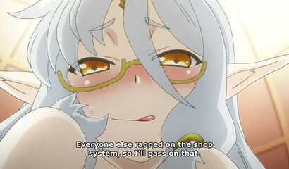 Sexy mom is horny and she fucks the hot elf