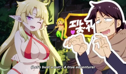 Sexy mom is horny and she fucks the hot elf