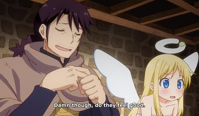 Sexy mom is horny and she fucks the hot elf