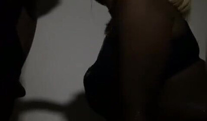Big ass ebony swallows it all after a deepthroat
